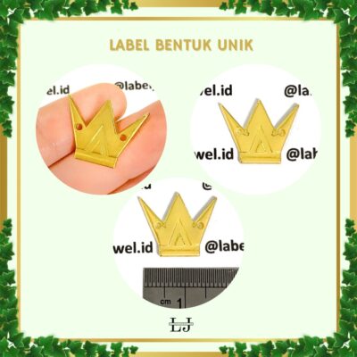 Label Bentuk Unik
